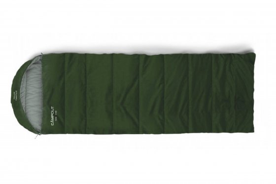 Sac de couchage couverture Campout Oak 190cm kaki droit