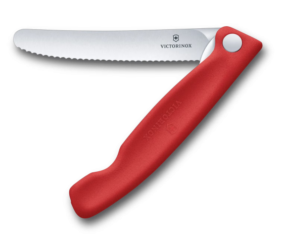 Couteau de pique-nique pliant Victorinox Swiss Classic Picnic rouge