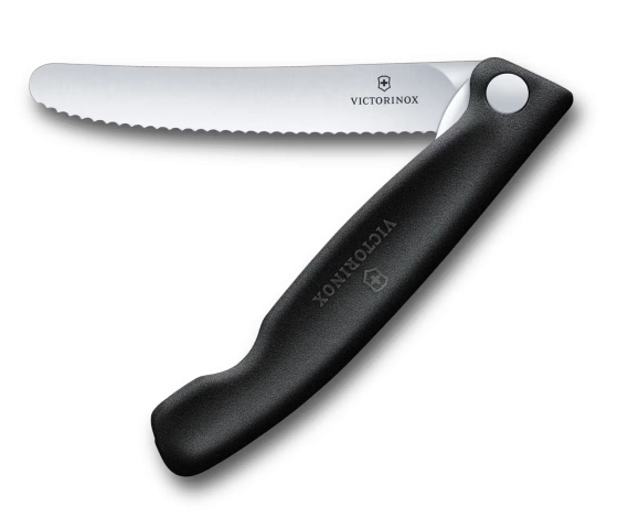 Couteau de pique-nique pliant Victorinox Swiss Classic Picnic noir