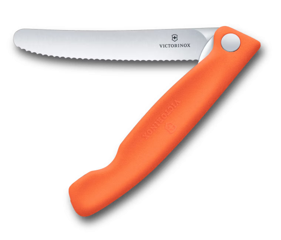 Couteau de pique-nique pliant Victorinox Swiss Classic Picnic orange