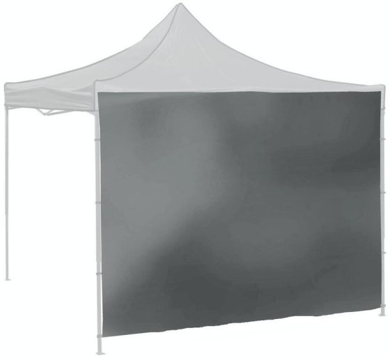Parois latérales pour tente de réception 2X3m 210D grises imperméables Cattara 13344