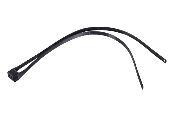 Menottes MFH jetables noires 55 cm 1pcs