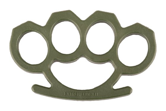 Poing américain classique standard vert