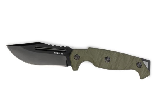 Couteau de combat G10 RIDGE avec étui KYDEX OLIVE DRAB