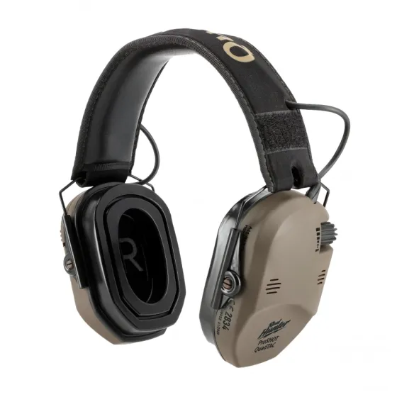 Casque antibruit de tir actif RealHunter Active ProSHOT QuadTAC FDE