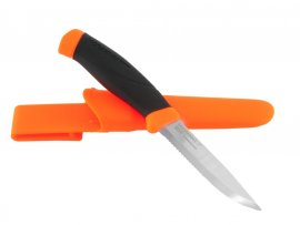 Morakniv Companion F Serrated orange couteau à dents
