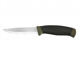 Couteau Morakniv Companion MG Heavy Duty vert acier carbone