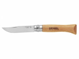 Opinel 10 Couteau de fermeture Inox Hêtre