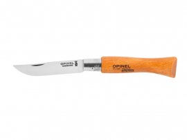 Couteau Opinel 5 Fermeture Karbon Hêtre