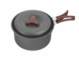 Set de vaisselle de camping en aluminium anodisé MFH pour 2 personnes