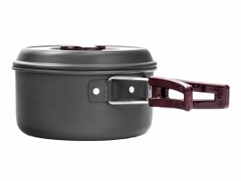 Set de vaisselle de randonnée en aluminium anodisé MFH pour 5 personnes