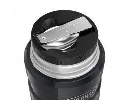 Thermos pour aliments avec cuillère Thermos King 0,47 l graphite