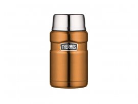 Boîte isotherme pour aliments avec cuillère Thermos King 0,71 l marron