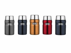 Boîte isotherme pour aliments avec cuillère Thermos King 0,71 l marron