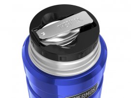 Thermos King 0,71 l bleu thermos alimentaire avec cuillère