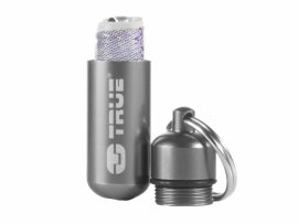 Pendentif avec rangement True Utility CashStash TU241 argenté