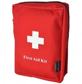 Trousse de secours Mil-Tec grande 19x14x6,5 cm rouge