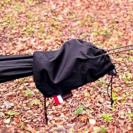 Hamac libellule en bois de tigre noir