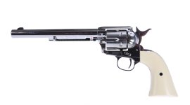 Revolver à air comprimé Umarex Colt SAA 45 7,5" nickel diabolo 4,5mm