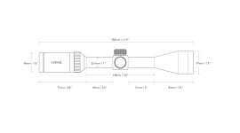 Lunette de visée Hawke Vantage 4x32 AO Mil Dot