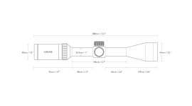 Lunette de visée Hawke Vantage 4-16x50 AO Mil Dot IR