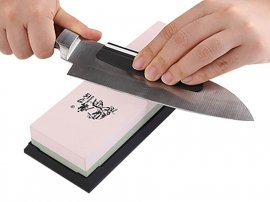 Pierre à aiguiser pour couteaux Taidea T6540W 400/1500