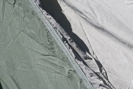 Hamac NYLON 275x137 cm vert-brun
