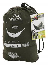 Hamac NYLON 275x137 cm vert-brun
