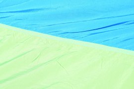 Hamac NYLON 275x137 cm vert-bleu