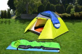 Tente Trent double paroi pour 3 personnes 210x110x210 cm