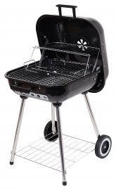 Barbecue au charbon de bois rectangulaire Trapani 46 cm