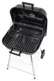 Barbecue au charbon de bois rectangulaire Trapani 46 cm