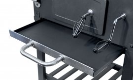 Barbecue au charbon de bois Royal, grille en fonte
