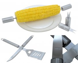Set d'outils pour grillades 30 pcs ALU case