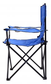 Chaise de camping pliante Bari bleu