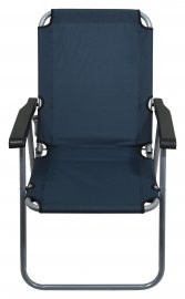 Chaise de camping pliante Lyon bleu foncé