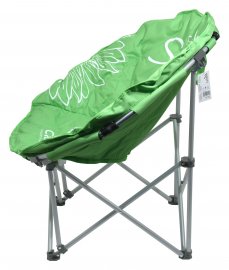 Chaise de camping pliante Fleurs vertes