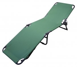 Chaise longue de camping pliante Berlin vert