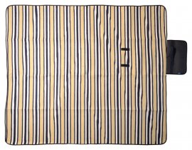 Couverture de pique-nique Fleece 150x135 cm bleu