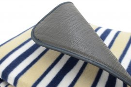 Couverture de pique-nique Fleece 150x135 cm bleu