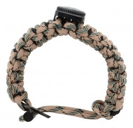 Bracelet d'extérieur avec boussole et accessoires