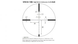 Lunette de visée Vortex Viper HST 6-24x50 AO VMR-1