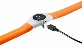 Collier lumineux Hunter Yukon LED 20-63cm orange