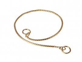 Collier chaîne DeLuxe doré, 30 cm