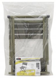 Chaise de camping pliante Cattara NATURE avec dossier