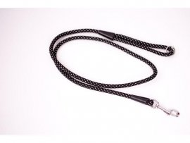 Laisse Dogtrace réfléchissante 10mm 150cm noir