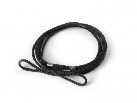 Laisse Dogtrace 3mm, 140cm noir
