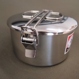 Pot de camping zébré 14cm