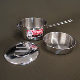 Pot de camping zébré 14cm