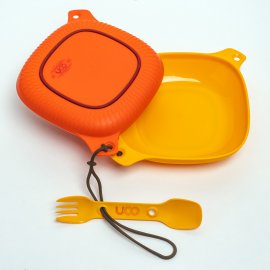 Set de table UCO Mess Kit 4 pièces orange